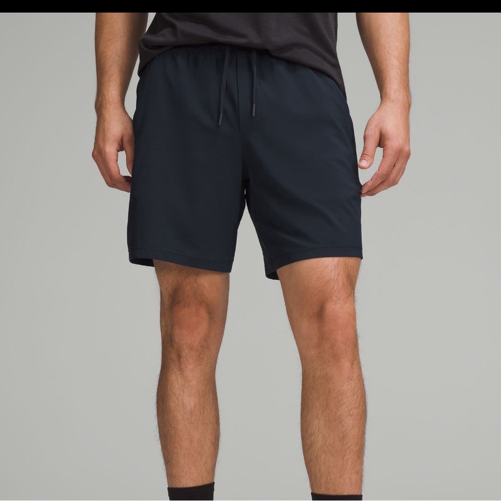 LULULEMON  NEW WITH TAGS Pace Breaker Lined Short 7" Men's Black Athletic
